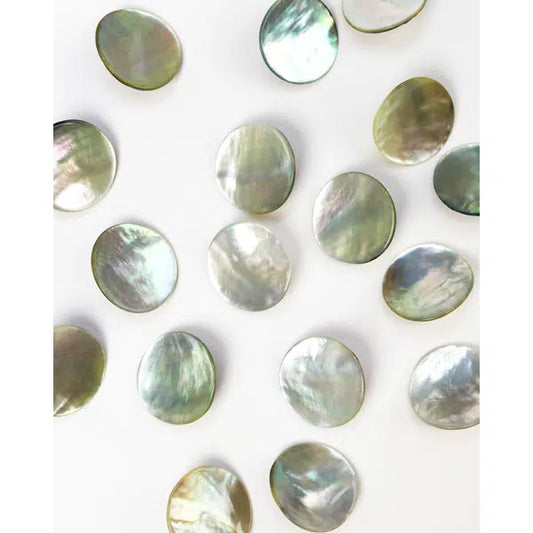 Mother of Pearl Shank Button - Natural - 20mm | Truro Fabrics
