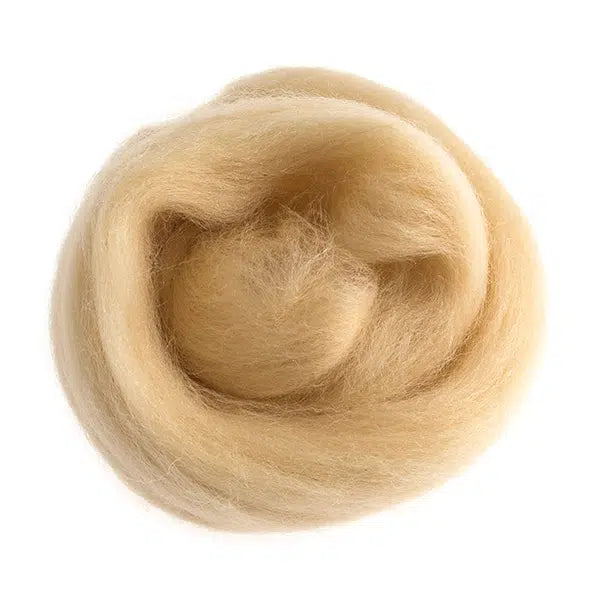 Natural Wool Roving 10g