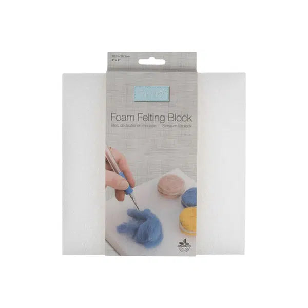 Needle Felting Foam Block – 20.3 x 20.3cm | Truro Fabrics