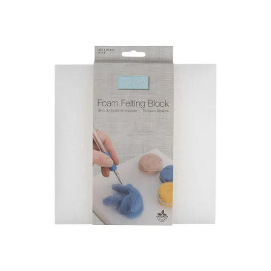 Needle Felting Foam Block – 20.3 x 20.3cm | Truro Fabrics