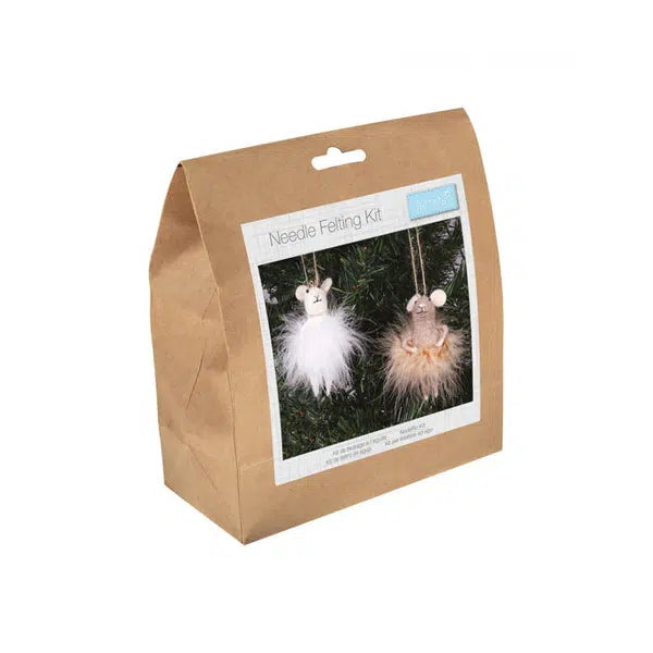 Needle Felting Kit – Fairy Mice Duo – view 2 | Truro Fabrics