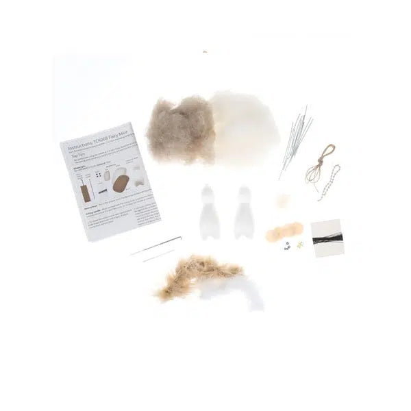 Needle Felting Kit – Fairy Mice Duo – view 5 | Truro Fabrics