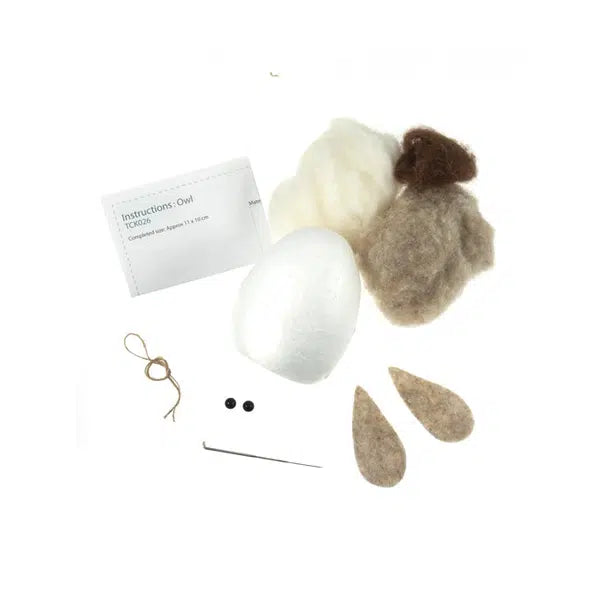 Needle Felting Kit – Owl – view 3 | Truro Fabrics