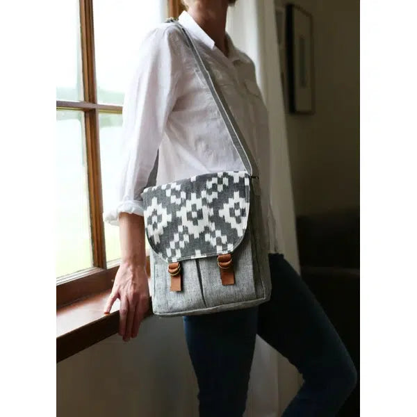 Noodlehead Sewing Pattern - Campfire Messenger Bag – view 3 | Truro Fabrics