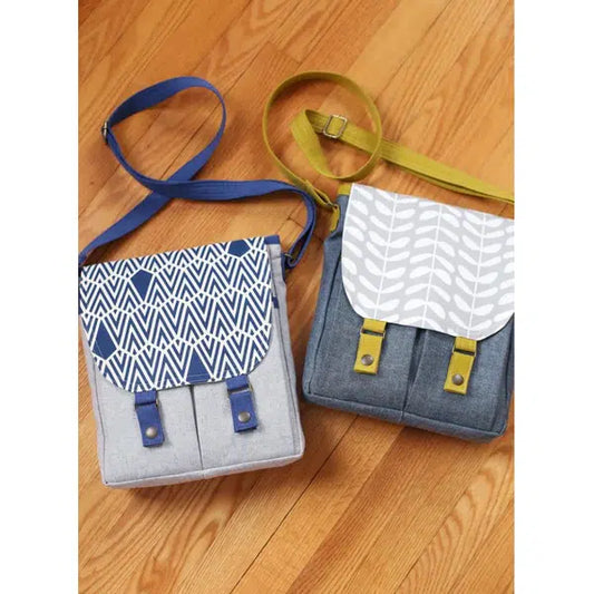 Noodlehead Sewing Pattern - Campfire Messenger Bag | Truro Fabrics