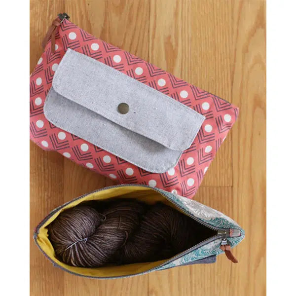 Noodlehead Sewing Pattern - Caravan Tote & Pouch – view 5 | Truro Fabrics