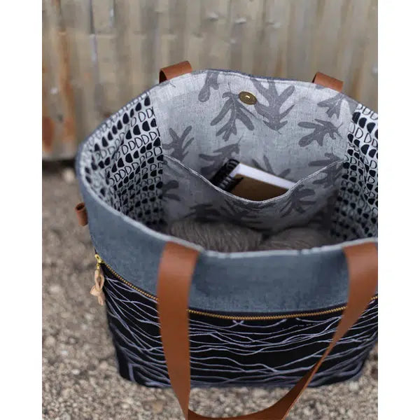 Noodlehead Sewing Pattern - Caravan Tote & Pouch – view 6 | Truro Fabrics