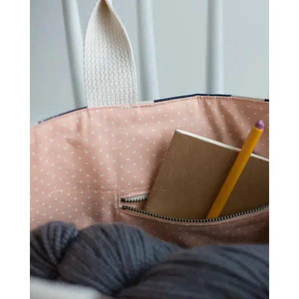 Noodlehead Sewing Pattern - Crescent Tote Bag – view 2 | Truro Fabrics