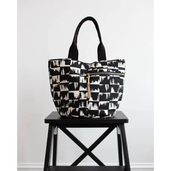 Noodlehead Sewing Pattern - Crescent Tote Bag – view 3 | Truro Fabrics