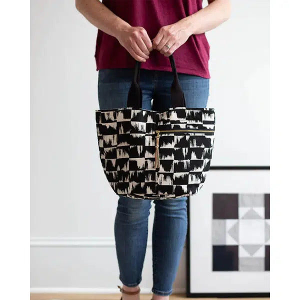 Noodlehead Sewing Pattern - Crescent Tote Bag – view 4 | Truro Fabrics