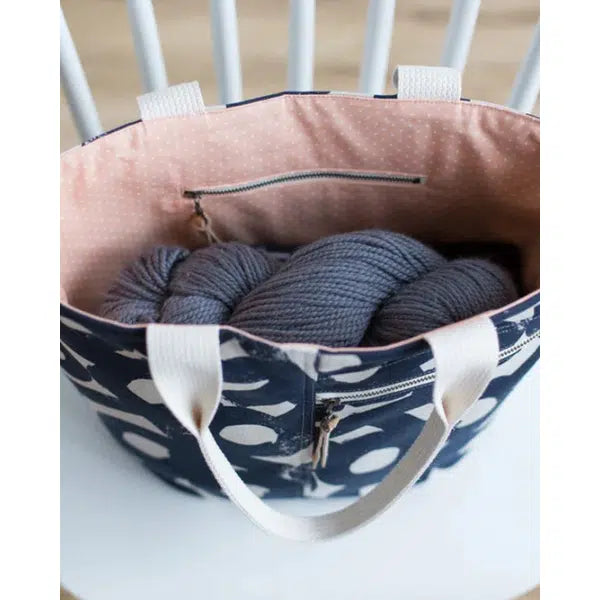 Noodlehead Sewing Pattern - Crescent Tote Bag – view 5 | Truro Fabrics