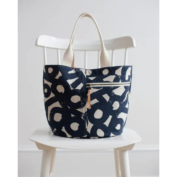 Noodlehead Sewing Pattern - Crescent Tote Bag | Truro Fabrics