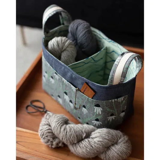 Noodlehead Sewing Pattern - Divided Basket – view 2 | Truro Fabrics