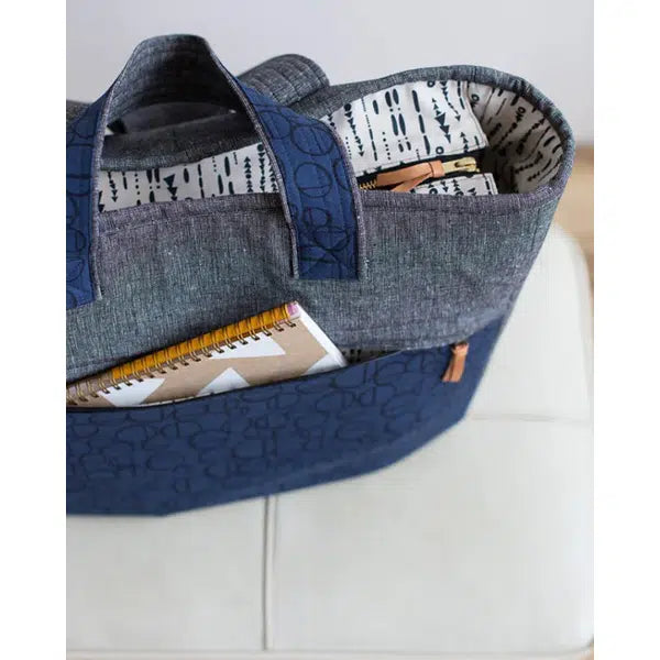 Noodlehead Sewing Pattern - Fika Tote Bag – view 3 | Truro Fabrics