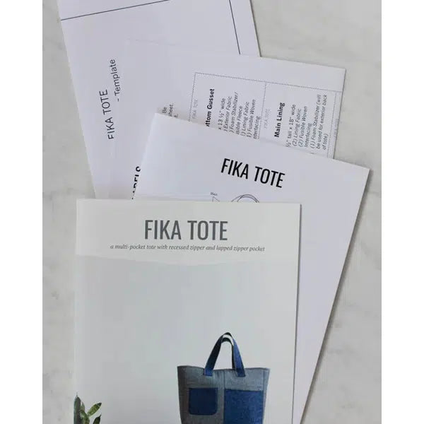 Noodlehead Sewing Pattern - Fika Tote Bag – view 8 | Truro Fabrics