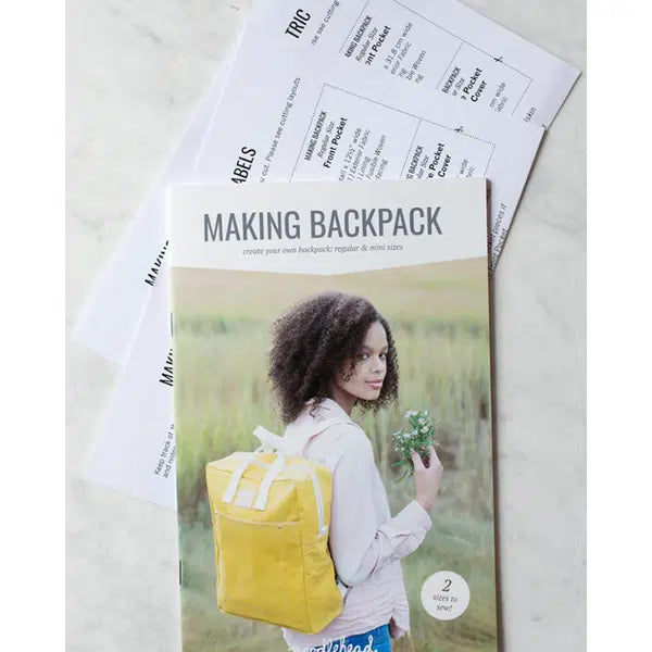Noodlehead Sewing Pattern - Making Backpack (with mini size!) – view 9 | Truro Fabrics