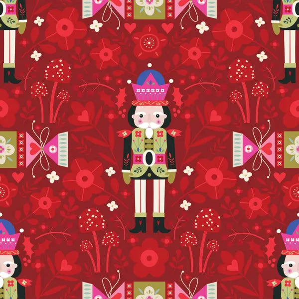Christmas Patchwork Fabric - Nordic Noel - Nutcracker – Truro Fabrics