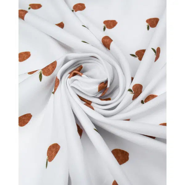 Organic Cotton Jersey Fabric - Tiny Apples – view 3 | Truro Fabrics