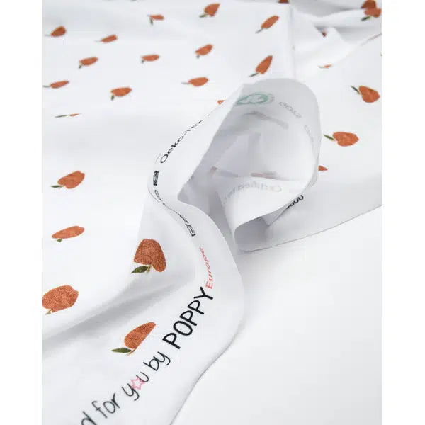 Organic Cotton Jersey Fabric - Tiny Apples – view 4 | Truro Fabrics