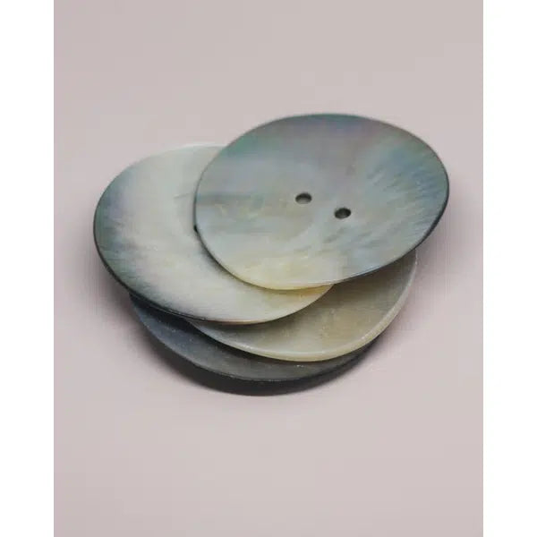 Oversized Vintage Button - Mother of Pearl – view 2 | Truro Fabrics