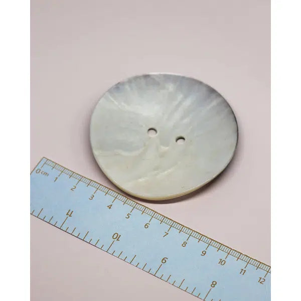 Oversized Vintage Button - Mother of Pearl – view 5 | Truro Fabrics