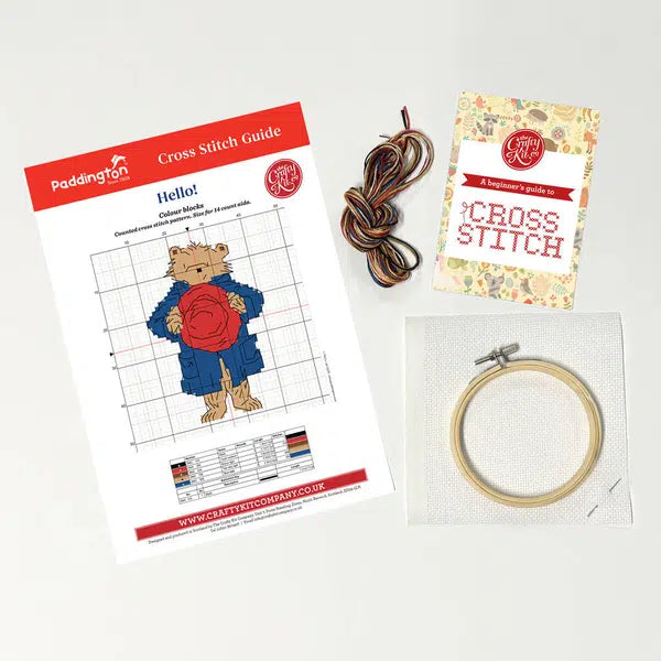 Paddington - Hello! Mini Cross Stitch Kit – view 3 | Truro Fabrics