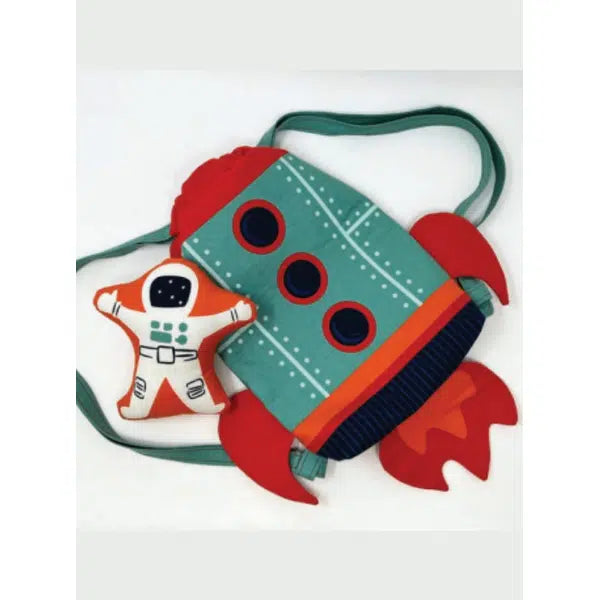 Patchwork Cotton Fabric - 321 Blast Off - Blast Off Backpack Panel – view 4 | Truro Fabrics