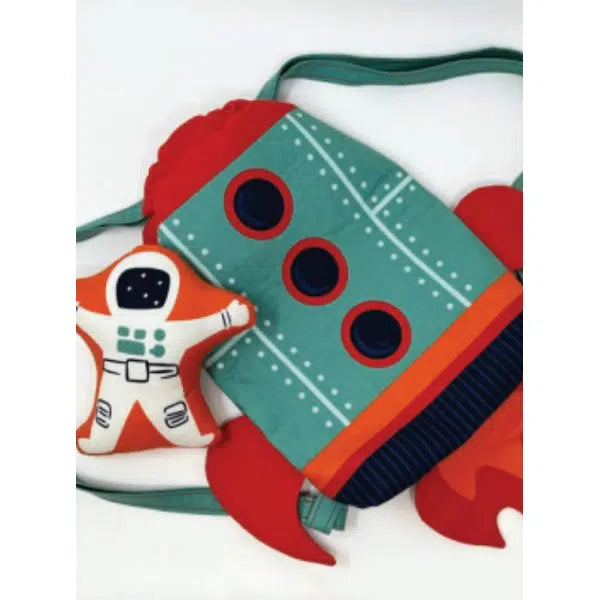 Patchwork Cotton Fabric - 321 Blast Off - Blast Off Backpack Panel | Truro Fabrics
