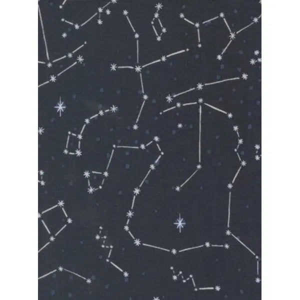 Patchwork Cotton Fabric - 321 Blast Off - Stars Blue | Truro Fabrics
