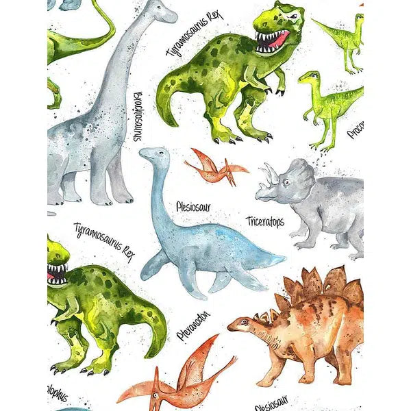 Patchwork Cotton Fabric - Dinosaurs | Truro Fabrics