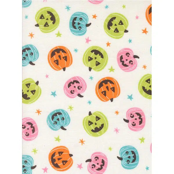 Patchwork Cotton Fabric - Fab-Boo-Lous - Candy Pumpkins | Truro Fabrics