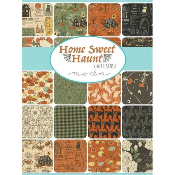 Patchwork Cotton Fabric - Home Sweet Haunt - Charm Pack – view 2 | Truro Fabrics