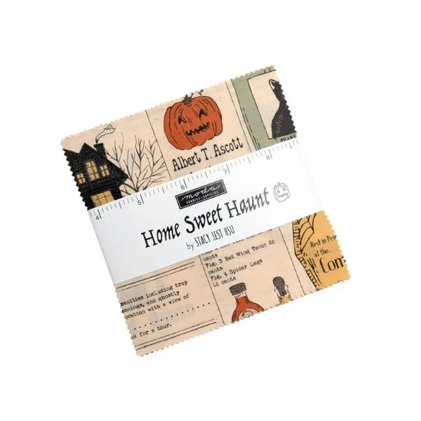 Patchwork Cotton Fabric - Home Sweet Haunt - Charm Pack | Truro Fabrics