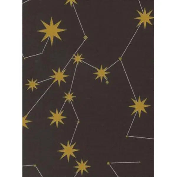 Patchwork Cotton Fabric - Night Owl - Constellations - Midnight | Truro Fabrics