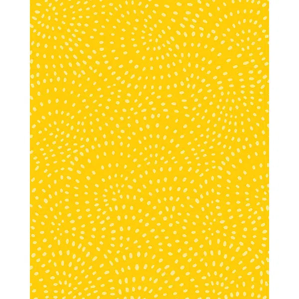 Patchwork Cotton Fabric - Twist - Yellow | Truro Fabrics