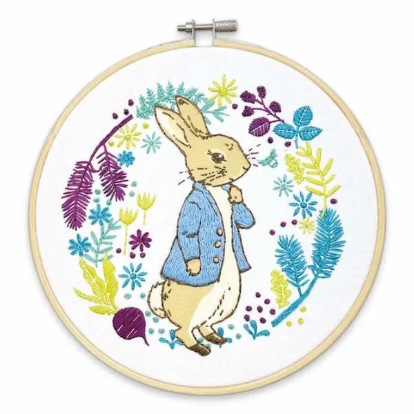 Beatrix Potter - Peter Rabbit Plans His Next Adventure Embroidery Kit – Truro Fabrics