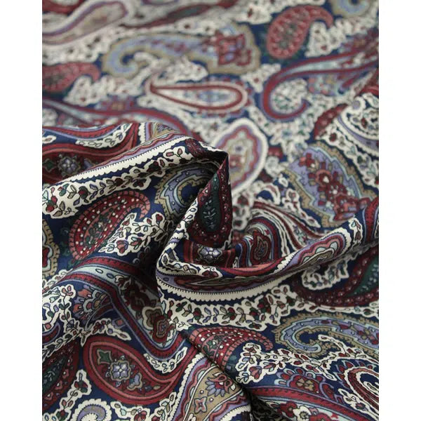 Pima Cotton Lawn Fabric - Eldon Paisley – view 3 | Truro Fabrics