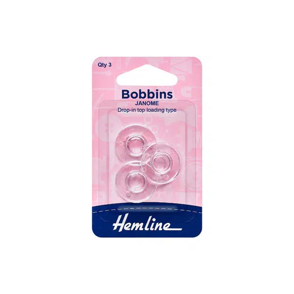 Plastic Bobbins - Janome Sewing Machines | Truro Fabrics