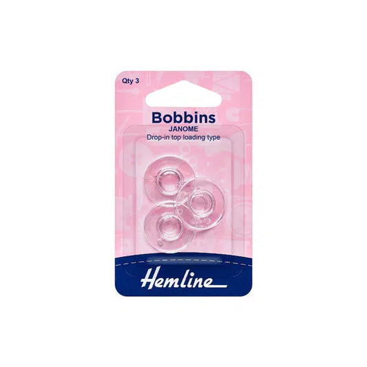 Plastic Bobbins - Janome Sewing Machines | Truro Fabrics