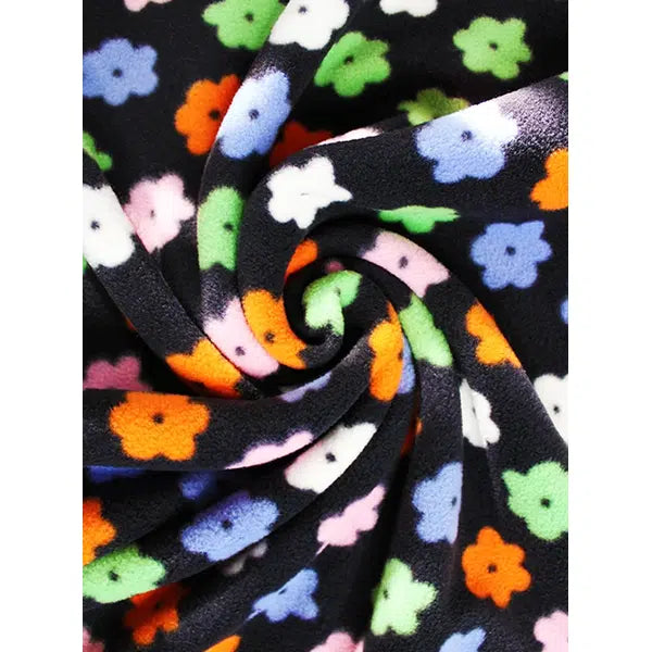 Polar Fleece Fabric - Daisy Daydream – view 4 | Truro Fabrics