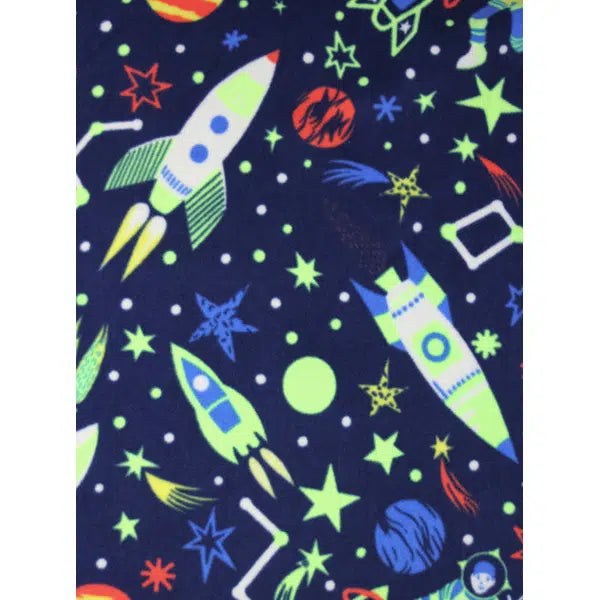 Polar Fleece Fabric - Space Man – view 3 | Truro Fabrics