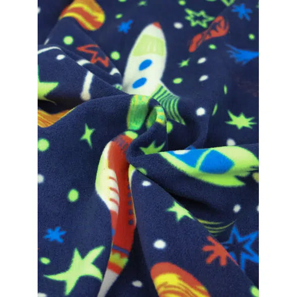 Polar Fleece Fabric - Space Man – view 4 | Truro Fabrics