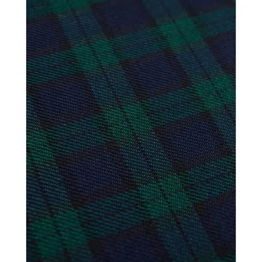 Poly Viscose Blend Fabric - Blackwatch Tartan Small – view 2 | Truro Fabrics