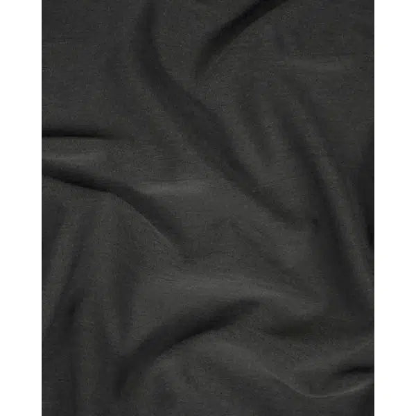 Poly Viscose Fabric - Charcoal – view 2 | Truro Fabrics