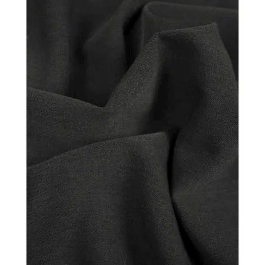 Poly Viscose Fabric - Charcoal | Truro Fabrics