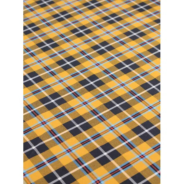 Poly Viscose Twill Fabric - Cornish National Tartan – view 4 | Truro Fabrics