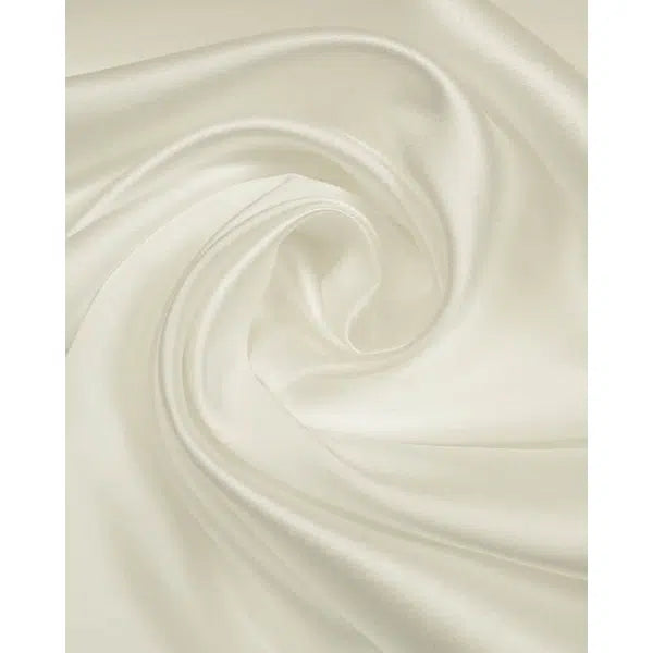 Polyester Duchesse Satin Fabric - Ivory – view 3 | Truro Fabrics