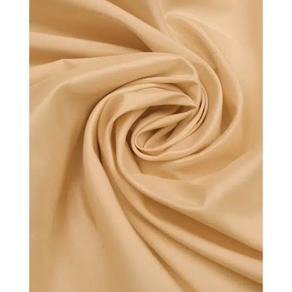 Polyester Taffeta Fabric - Champagne – view 2 | Truro Fabrics
