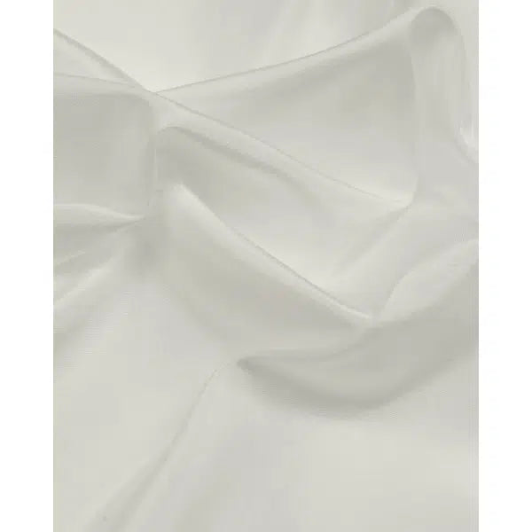 Polyester Taffeta Fabric - Ivory – view 2 | Truro Fabrics