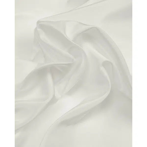 Polyester Taffeta Fabric - Ivory | Truro Fabrics